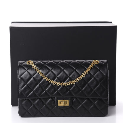 Chanel Aged Calfskin Quilted 2.55 Reissue 226 Flap Black 11 of 11