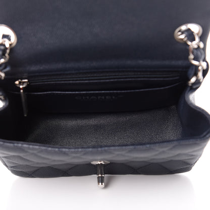 Chanel Caviar Quilted Mini Square Flap Navy 5 of 10