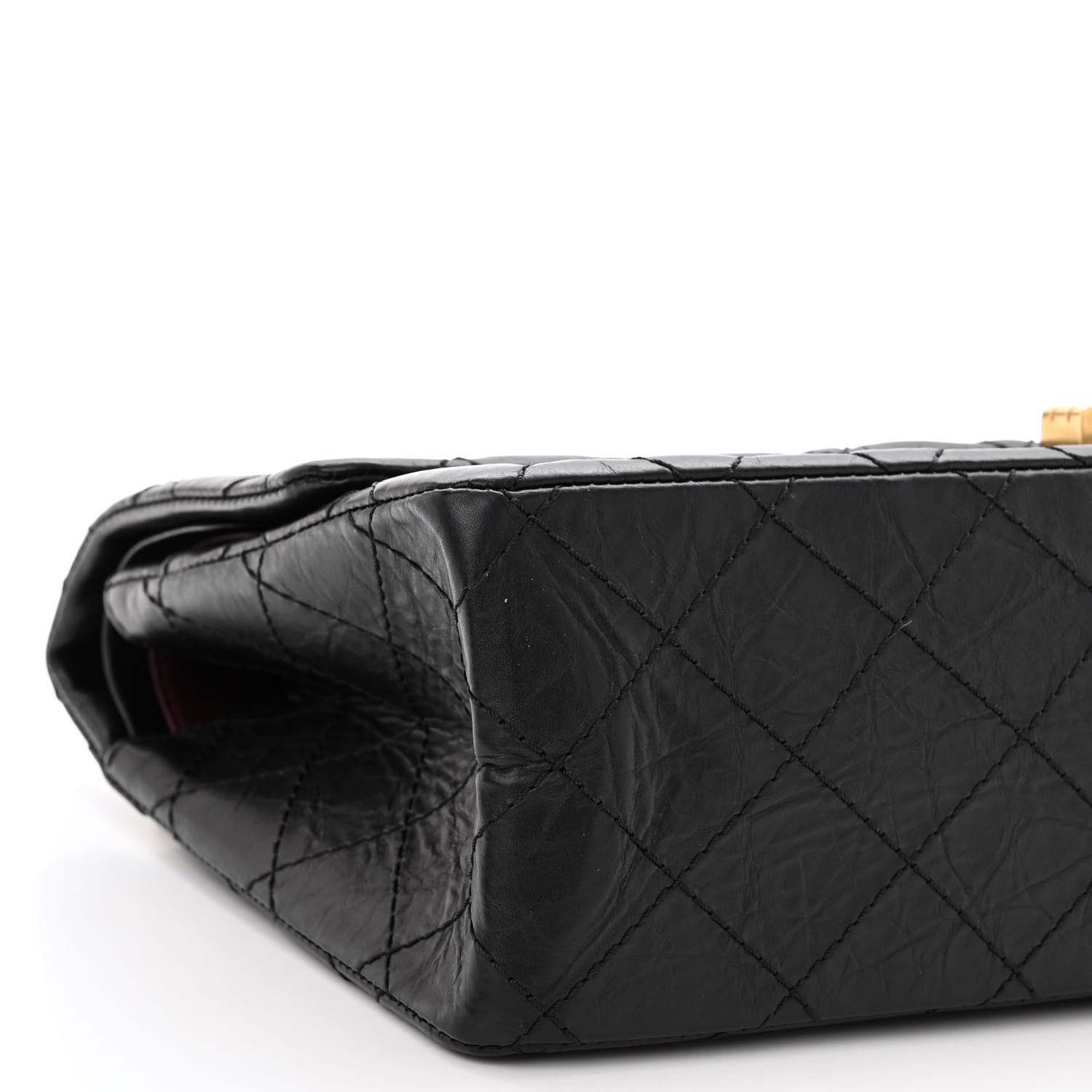 Chanel Aged Calfskin Quilted 2.55 Reissue 226 Flap Black 9 of 11