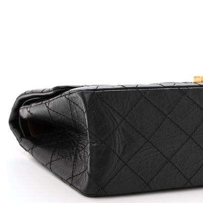 Chanel Aged Calfskin Quilted 2.55 Reissue 226 Flap Black 9 of 11