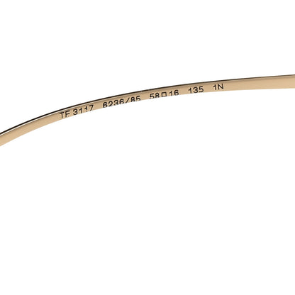 Tiffany Metal Knot Sunglasses TF3117 Pale Gold 5 of 8