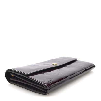 Louis Vuitton Vernis Sarah Wallet Amarante 4 of 6