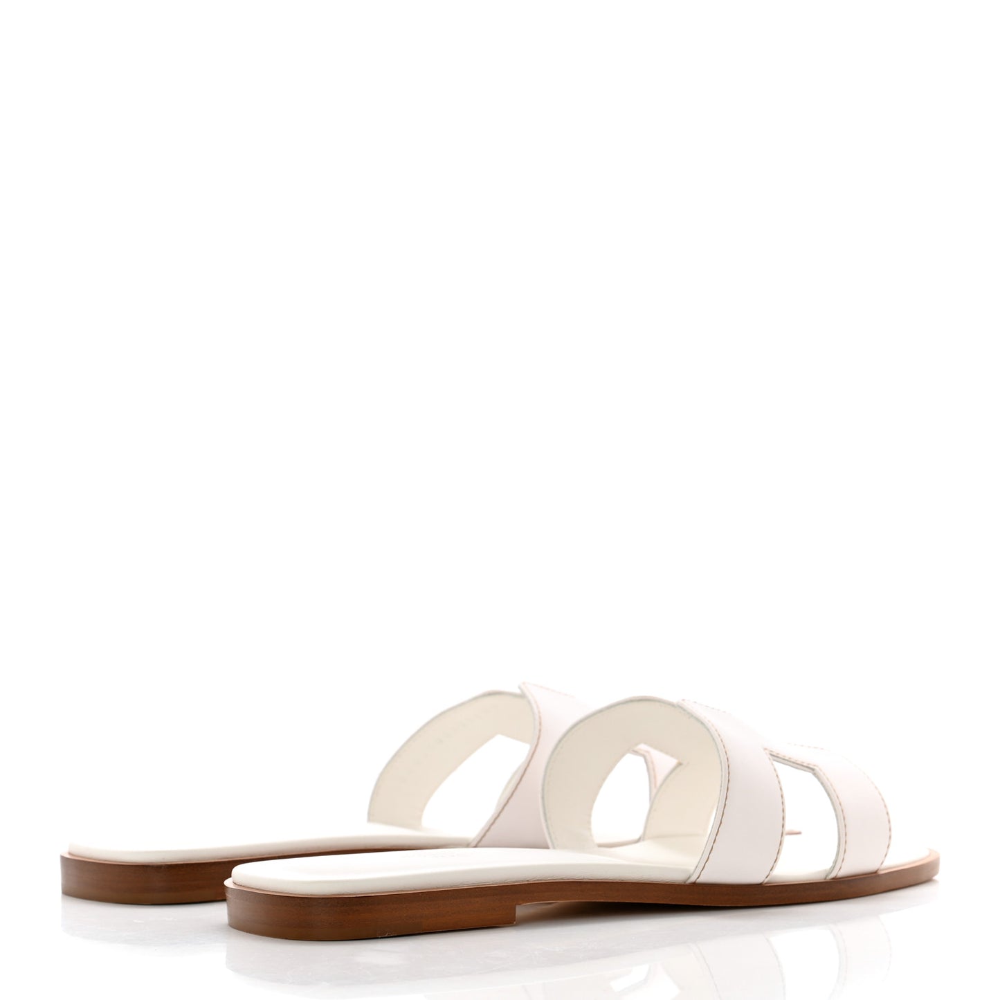 Box Calfskin Oran Sandals 39.5 White
