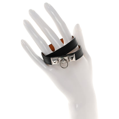 Hermes Box Rivale Double Tour Bracelet XS Black 2 of 6