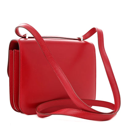 Hermes Tadelakt Constance 18 Rouge Vif 3 of 13
