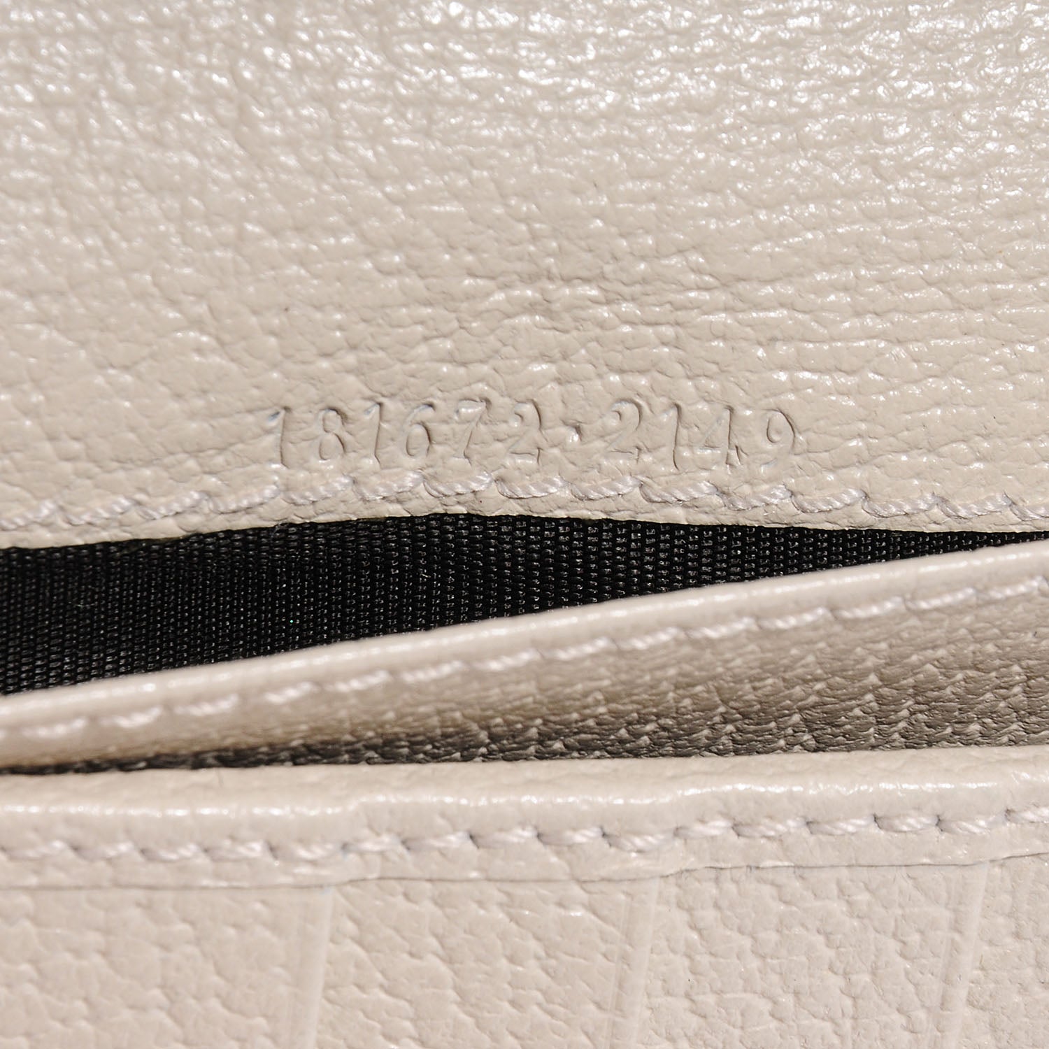 Gucci Monogram Calfskin Ladies Web Continental Wallet Beige Ebony Off White 8 of 8