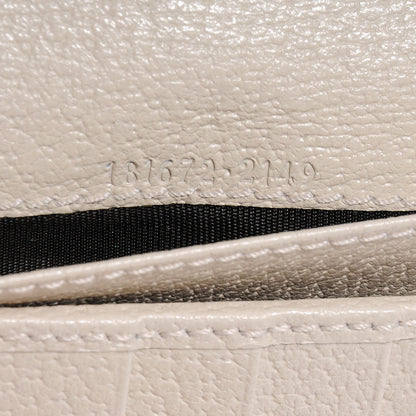 Gucci Monogram Calfskin Ladies Web Continental Wallet Beige Ebony Off White 8 of 8