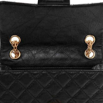 Chanel Aged Calfskin Quilted 2.55 Reissue Mini Flap Black 11 of 11