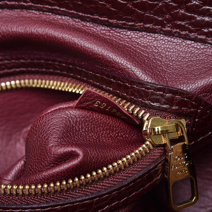 Louis Vuitton Monogram Ostrich Python Majestueux PM Bordeaux 7 of 7