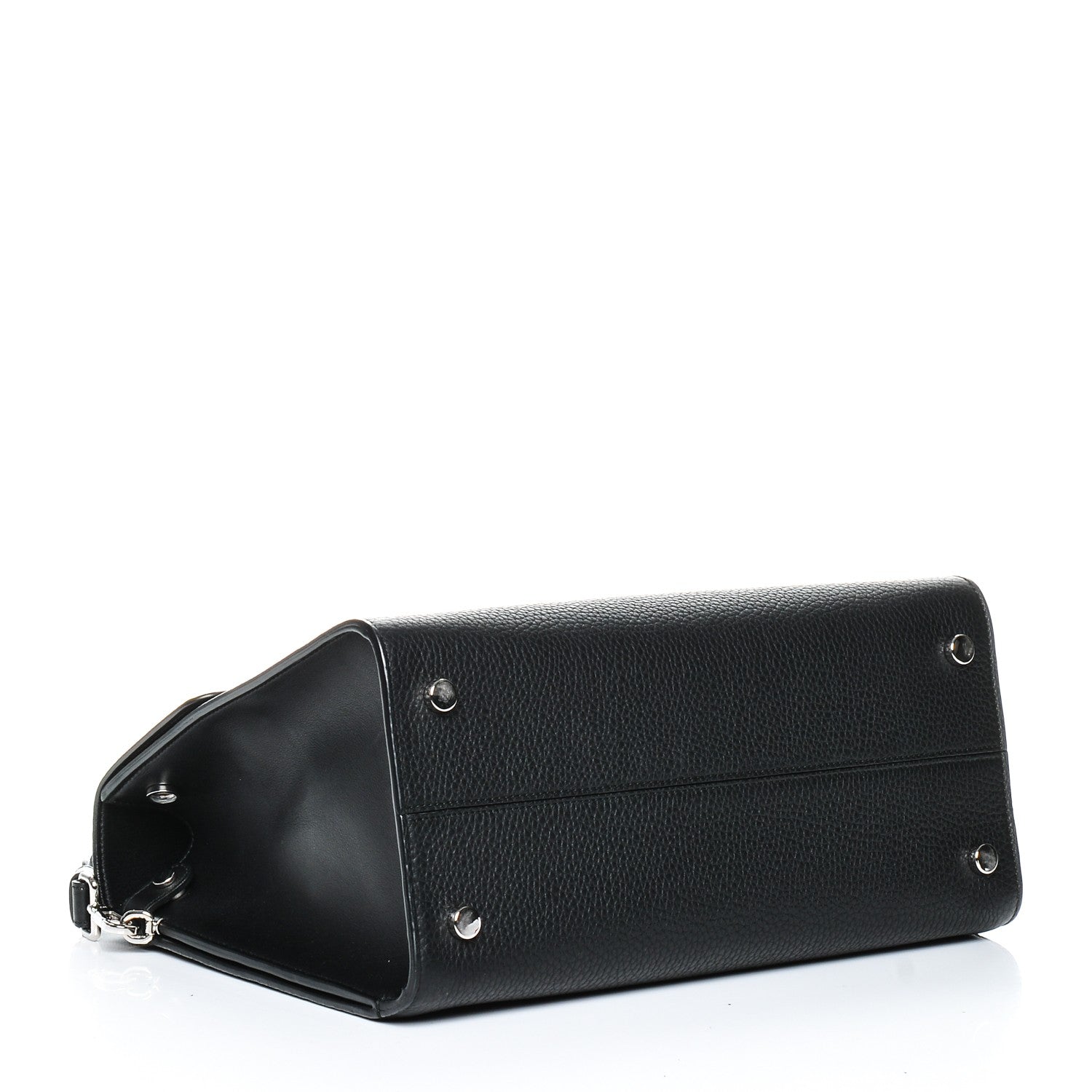 Christian Dior Grained Calfskin Medium Diorever Flap Black 4 of 7
