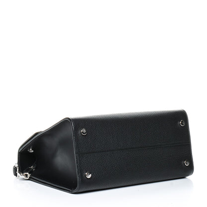 Christian Dior Grained Calfskin Medium Diorever Flap Black 4 of 7