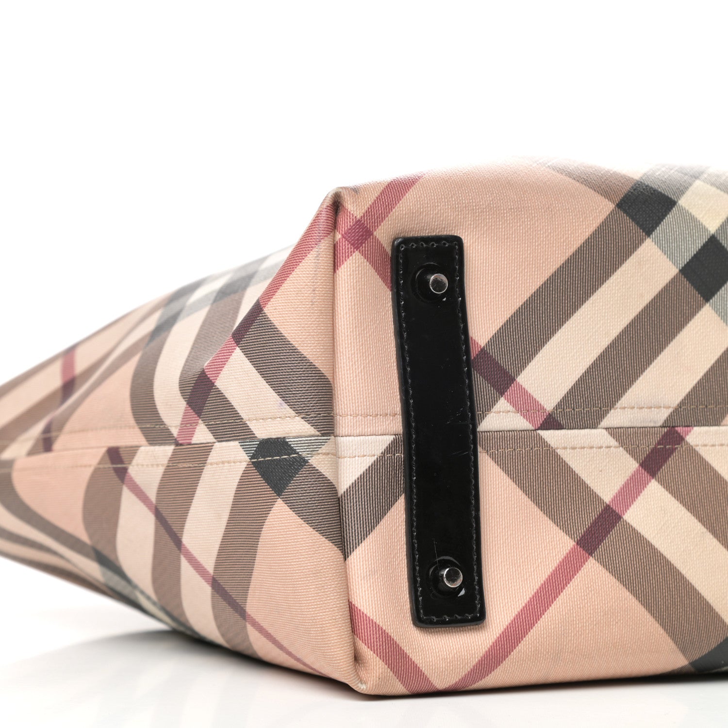 Burberry Supernova Check Large Nickie Tote Black 7 of 10