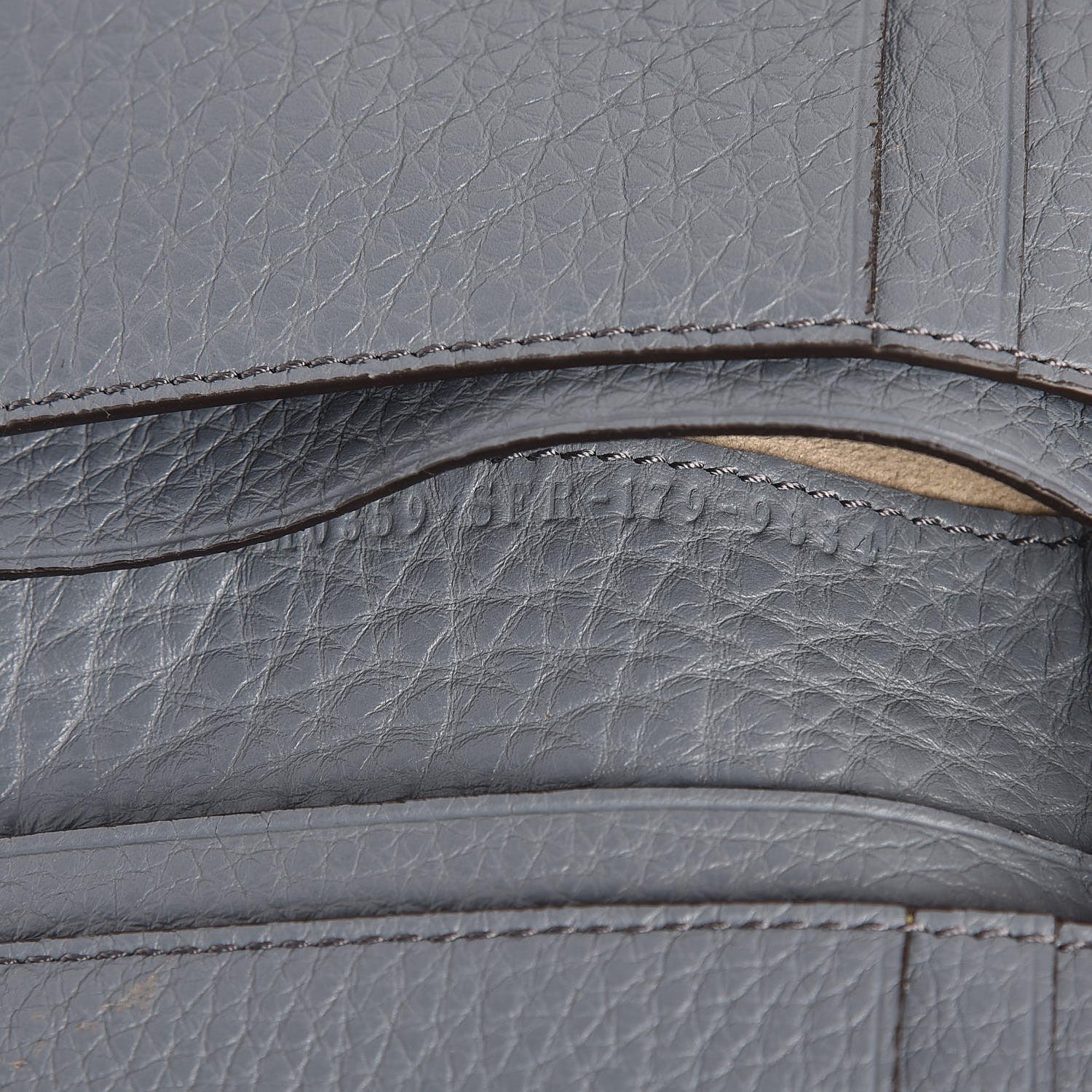 Fendi Cuoio Romano Selleria Medium Peekaboo Wallet Nube 10 of 12