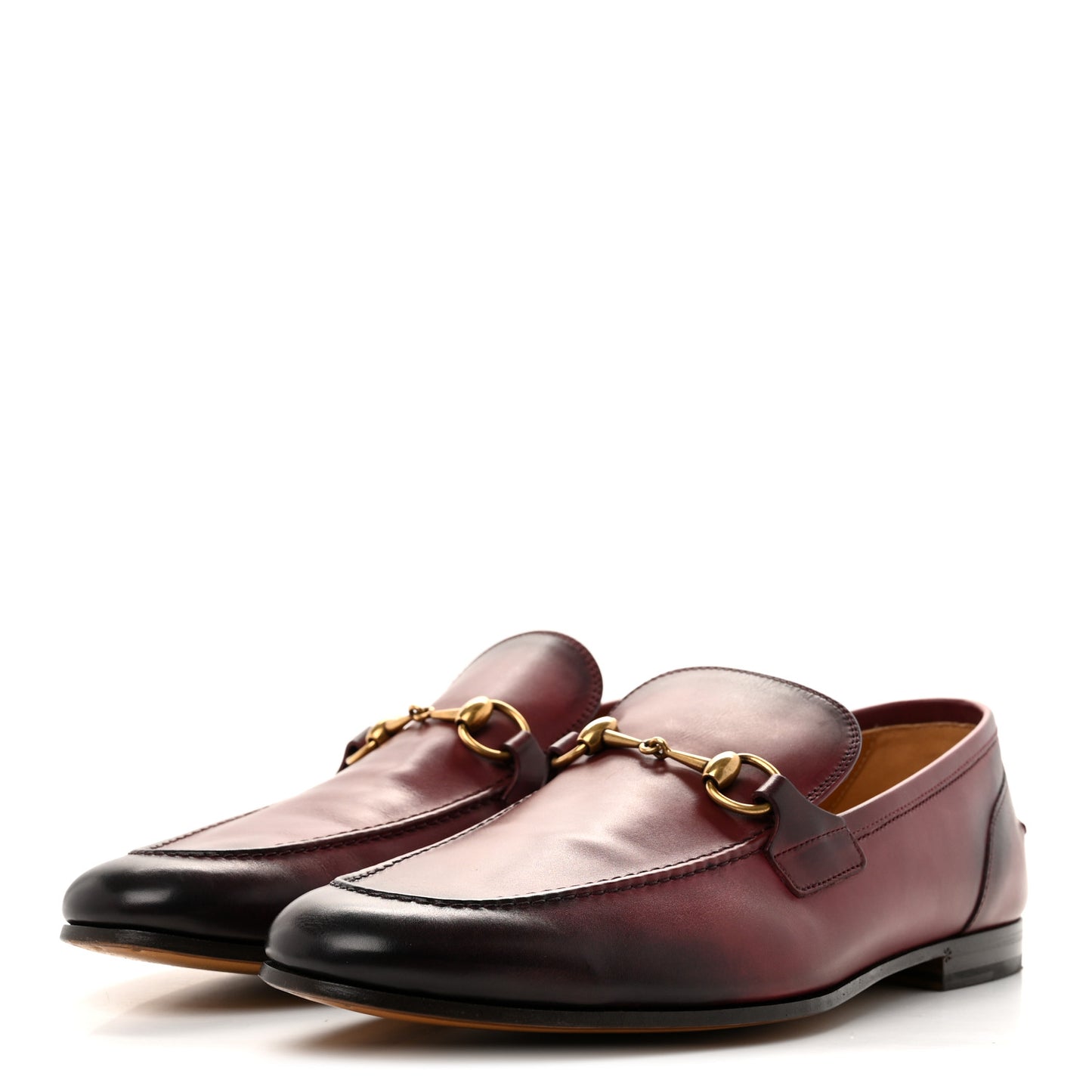 Calfskin Horsebit Mens Jordaan Loafers 10.5 Strong Red