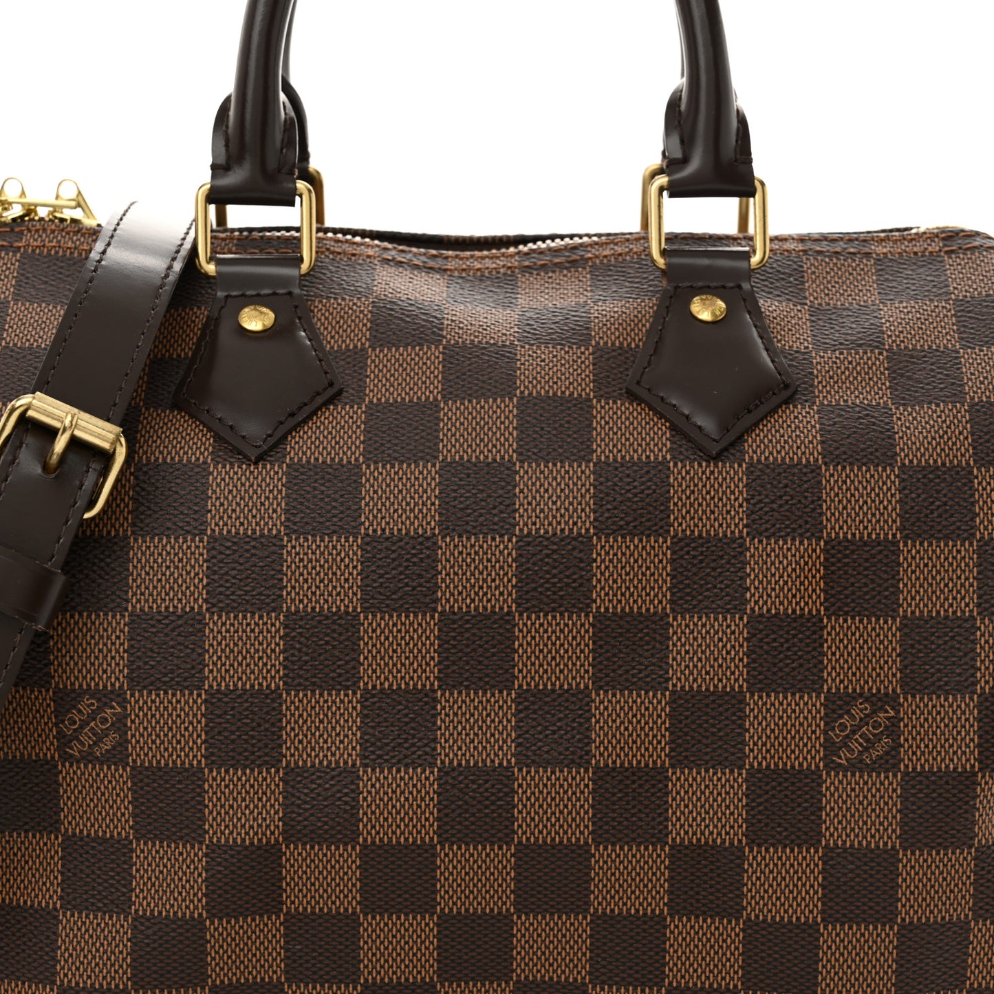 Damier Ebene Speedy Bandouliere 25
