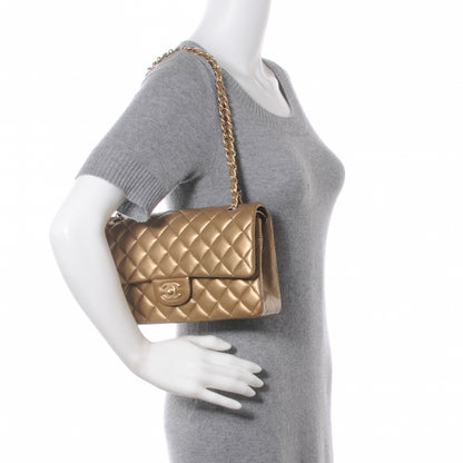 Chanel Lambskin Medium Double Flap Bronze 2 of 9