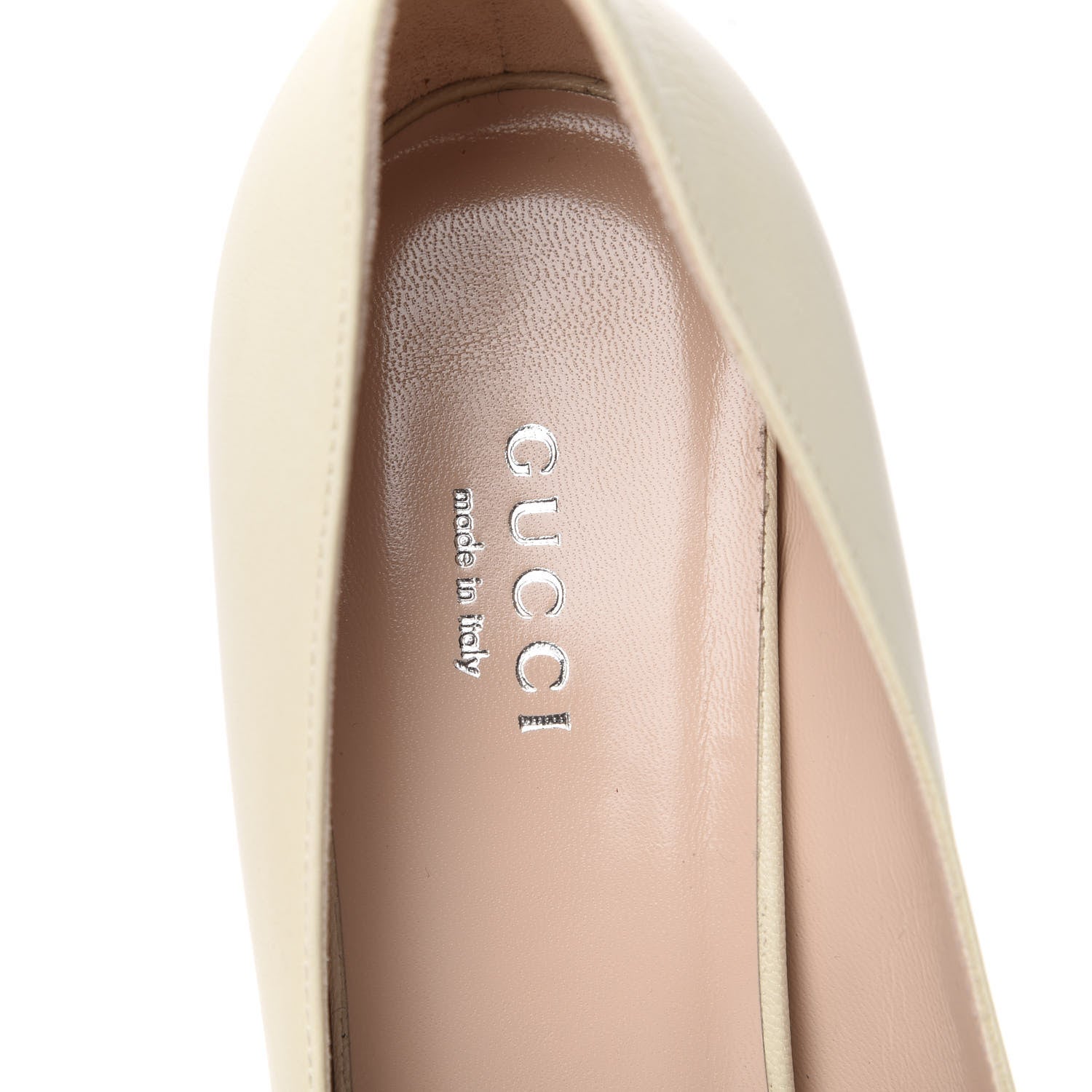 Gucci Malaga Kid Crystal Square G Madelyn Mid Heel Loafer Pumps 36.5 White 8 of 12