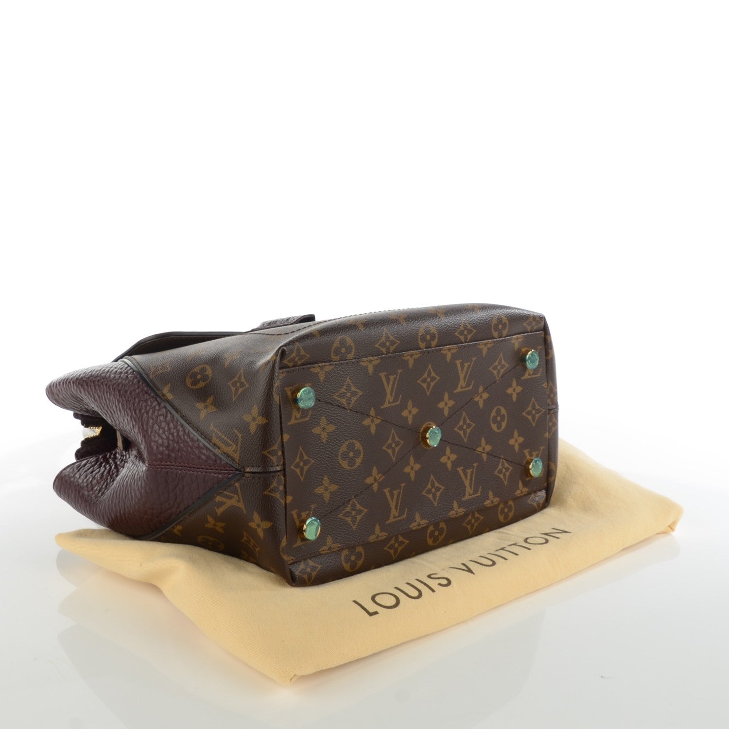Louis Vuitton Ostrich Lizard Majestueux Tote MM Bordeaux 4 of 7