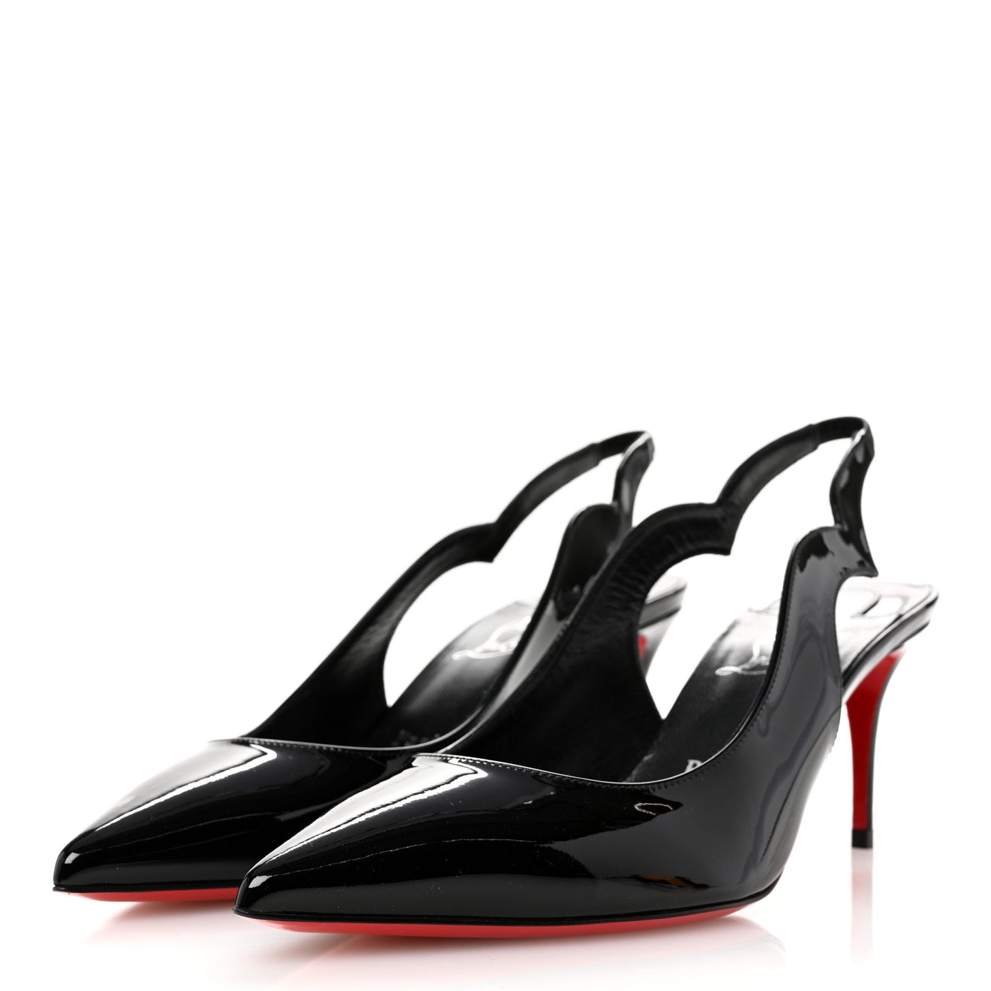 Patent Hot Chick Slingback 70 Pumps 39 Black