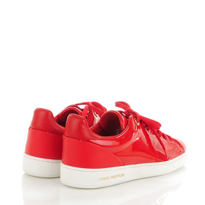 Louis Vuitton Patent Calfskin Frontrow Sneakers 38 Rouge 3 of 8