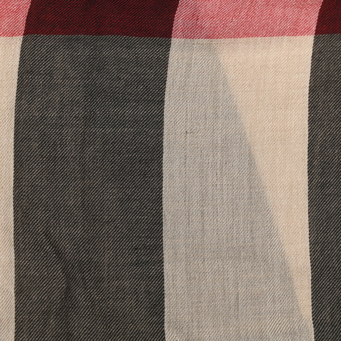 Cashmere Mega Check Lightweight Scarf Camel