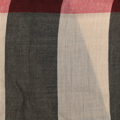 Burberry Cashmere Mega Check Lightweight Scarf Camel 4 of 5