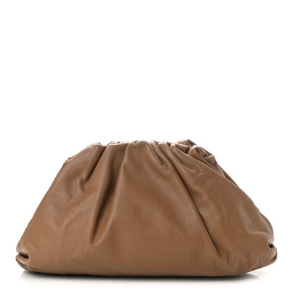 Bottega Veneta Smooth Butter Calf The Pouch Oversized Clutch Cammello 1 of 12