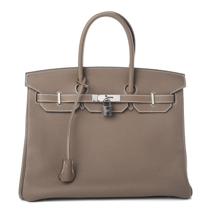 Hermes Togo Birkin 35 Etoupe 1 of 10