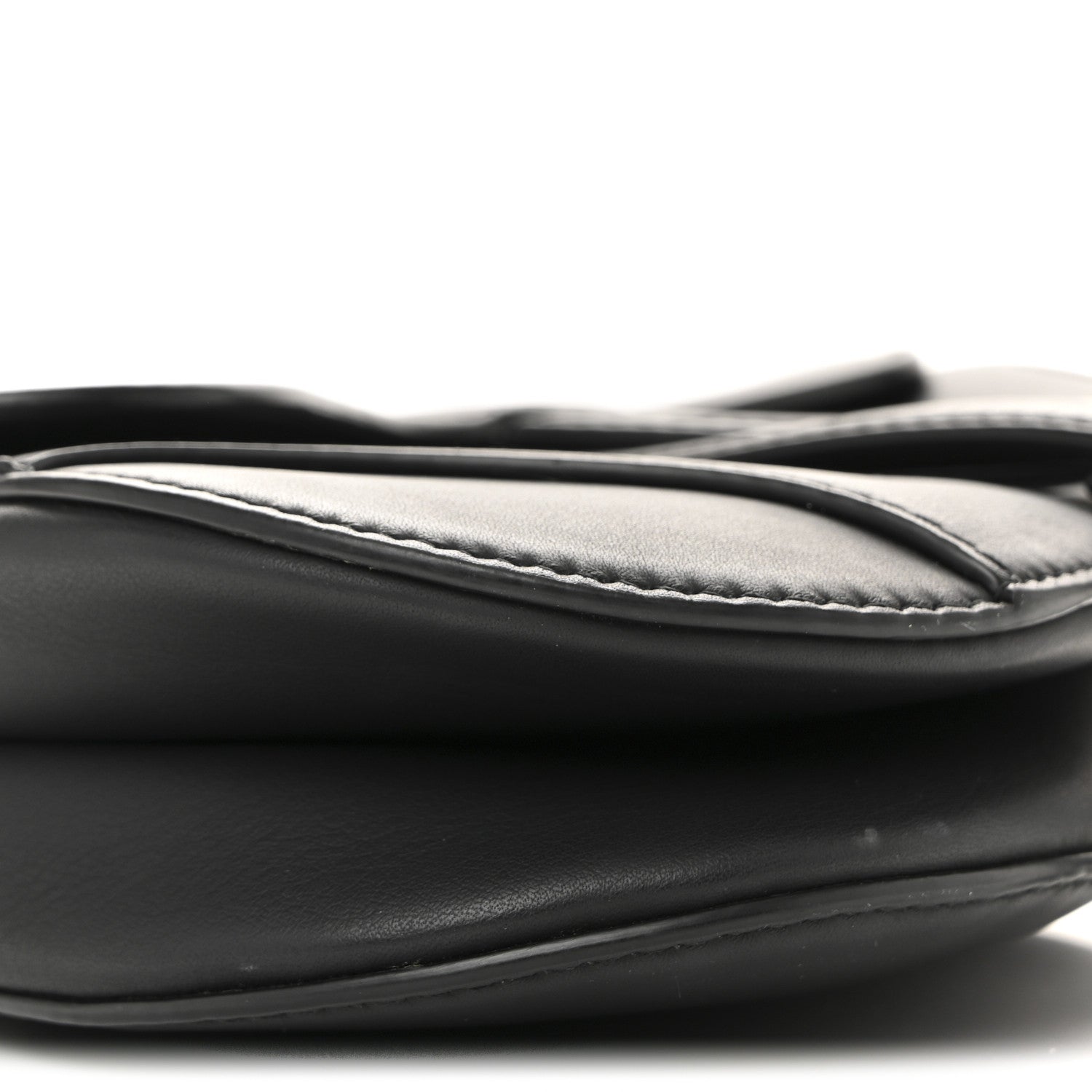Christian Dior Ultra Matte Calfskin Mini Saddle Bag Black 9 of 10
