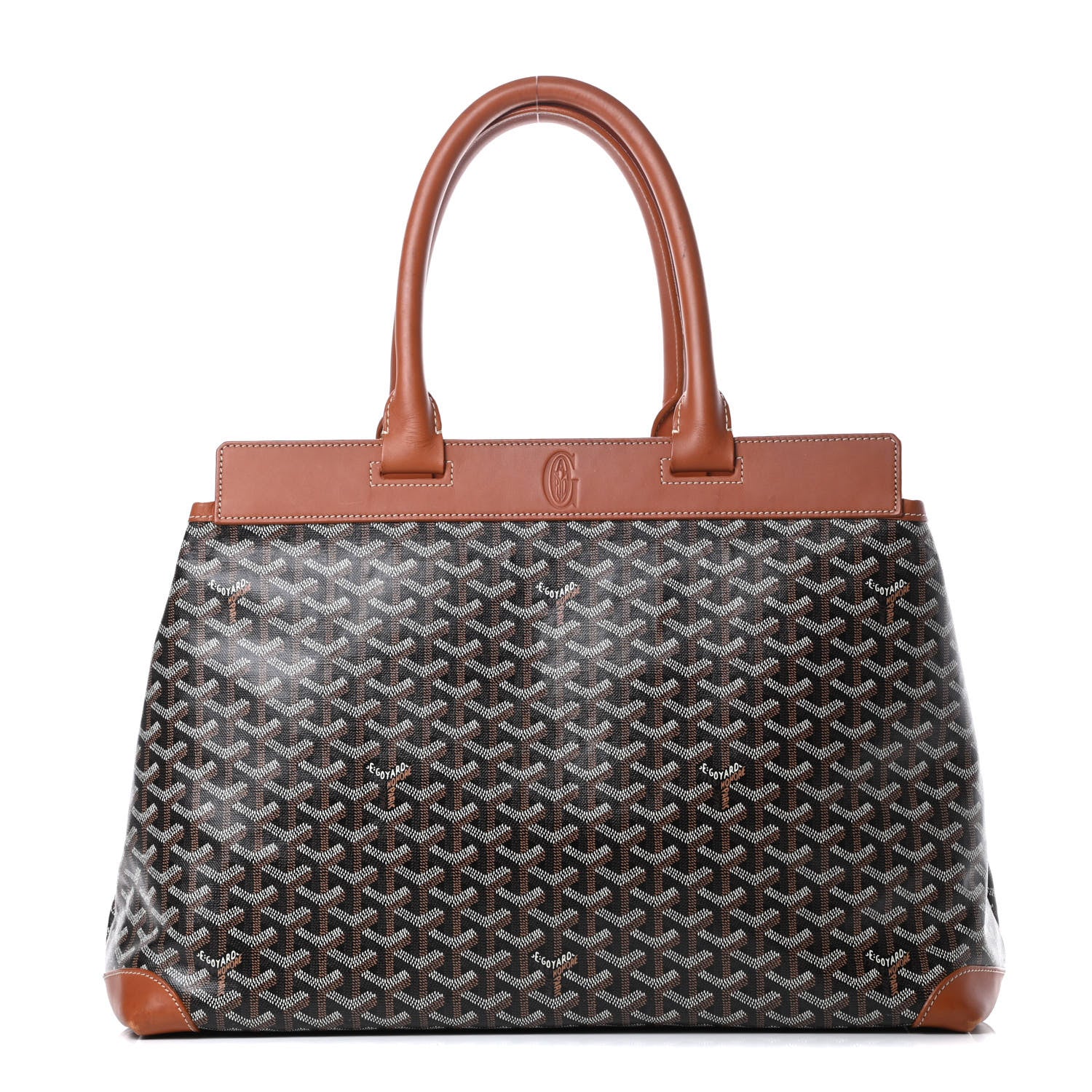 Goyard Goyardine Bellechasse GM Tote Black Gold 1 of 17