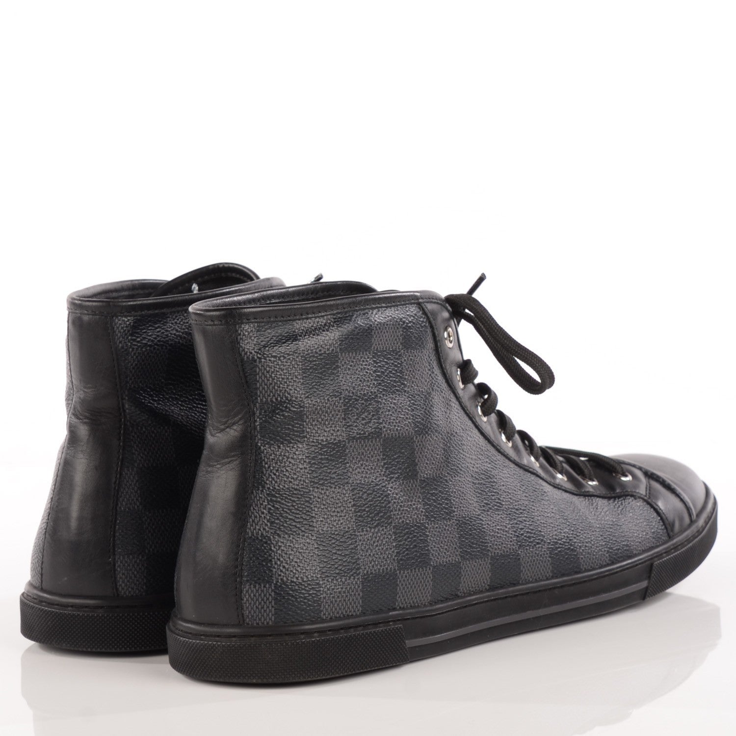Louis Vuitton Damier Graphite Sneakers 9.5 4 of 9