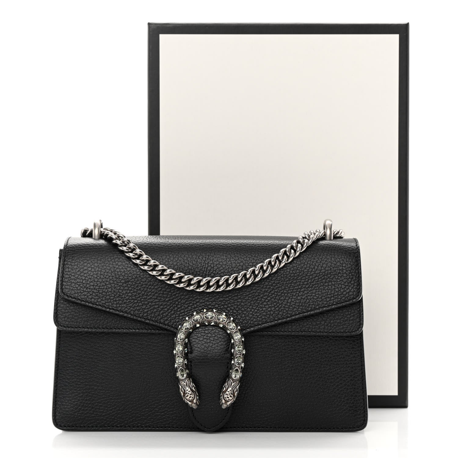 Gucci Pebbled Calfskin Small Dionysus Shoulder Bag Black 16 of 16