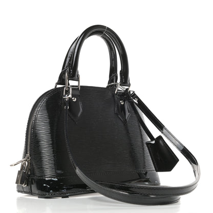 Louis Vuitton Epi Electric Alma BB Black 3 of 11