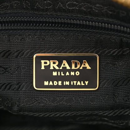 Prada Nylon Tessuto Quilted Shoulder Bag Black 8 of 15