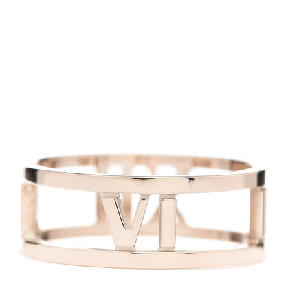 Tiffany 18K Rose Gold Atlas Open Ring 53 6.5 3 of 5