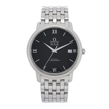 Omega Stainless Steel 36.8mm De Ville Prestige Automatic Watch Black 424.10.37.20.01.001 1 of 5