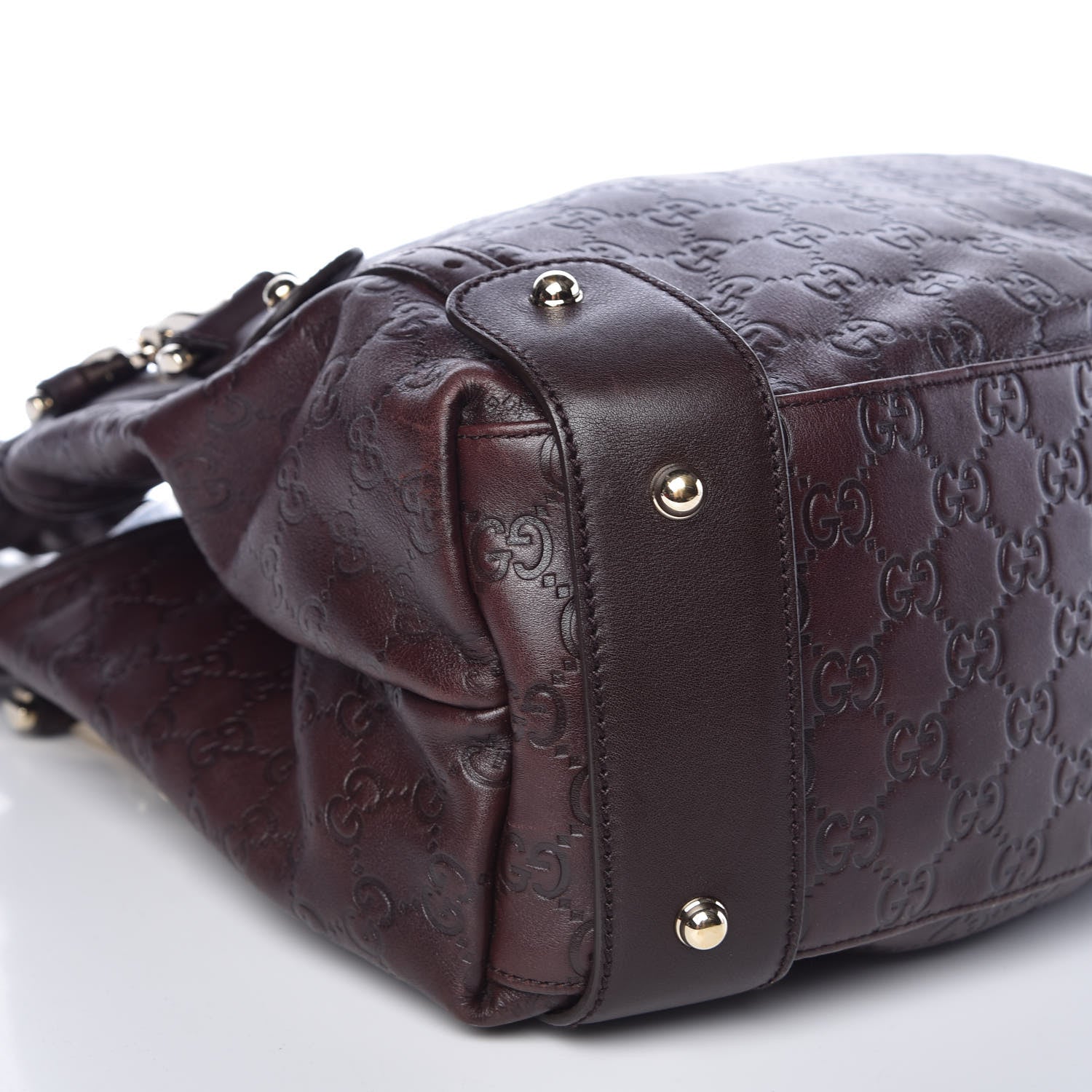 Gucci Guccissima Medium Pelham Shoulder Bag Dark Brown 12 of 12