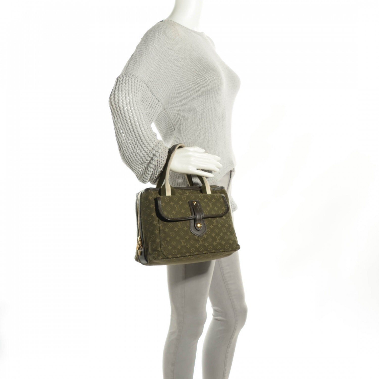 Louis Vuitton Mini Monogram Sac Mary Kate Kaki TST 2 of 8