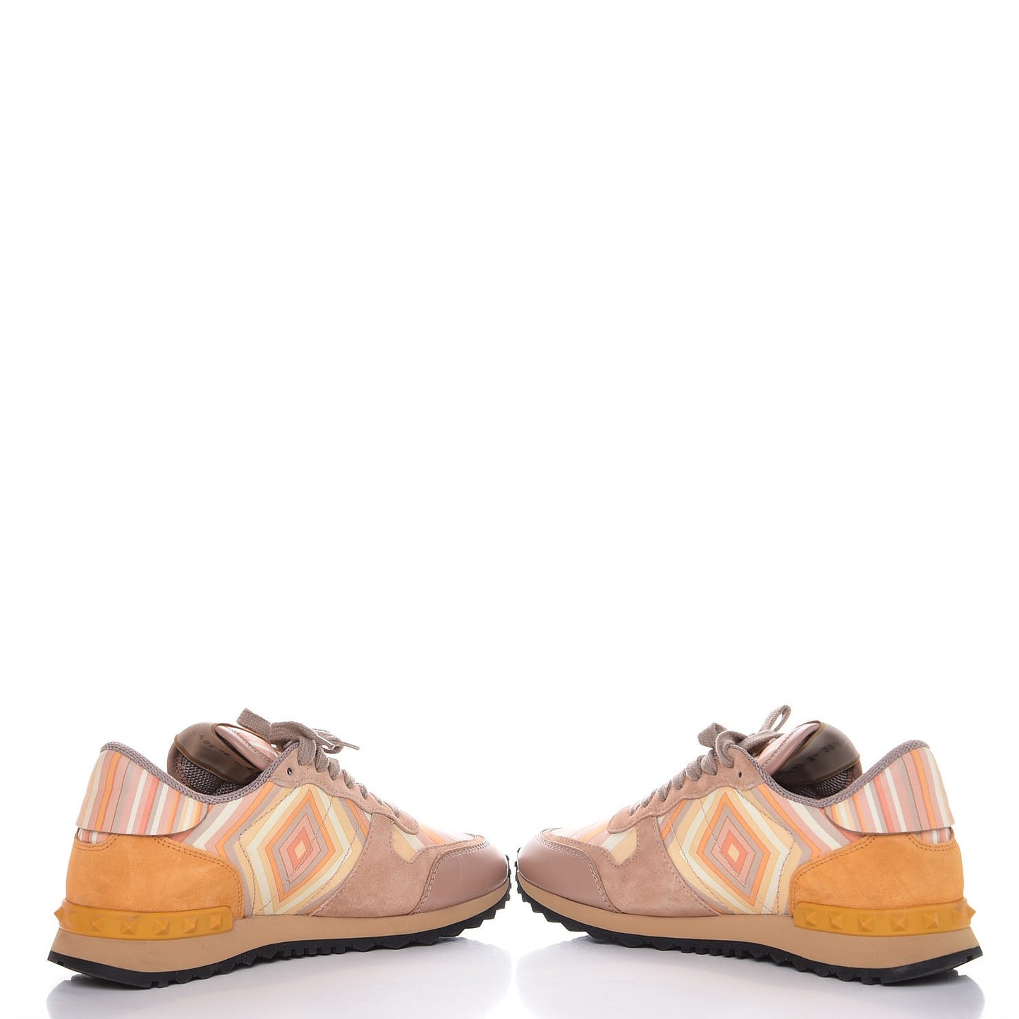Suede Calfskin Native Couture 1975 Womens Rockrunner Sneakers 38.5 Multicolor