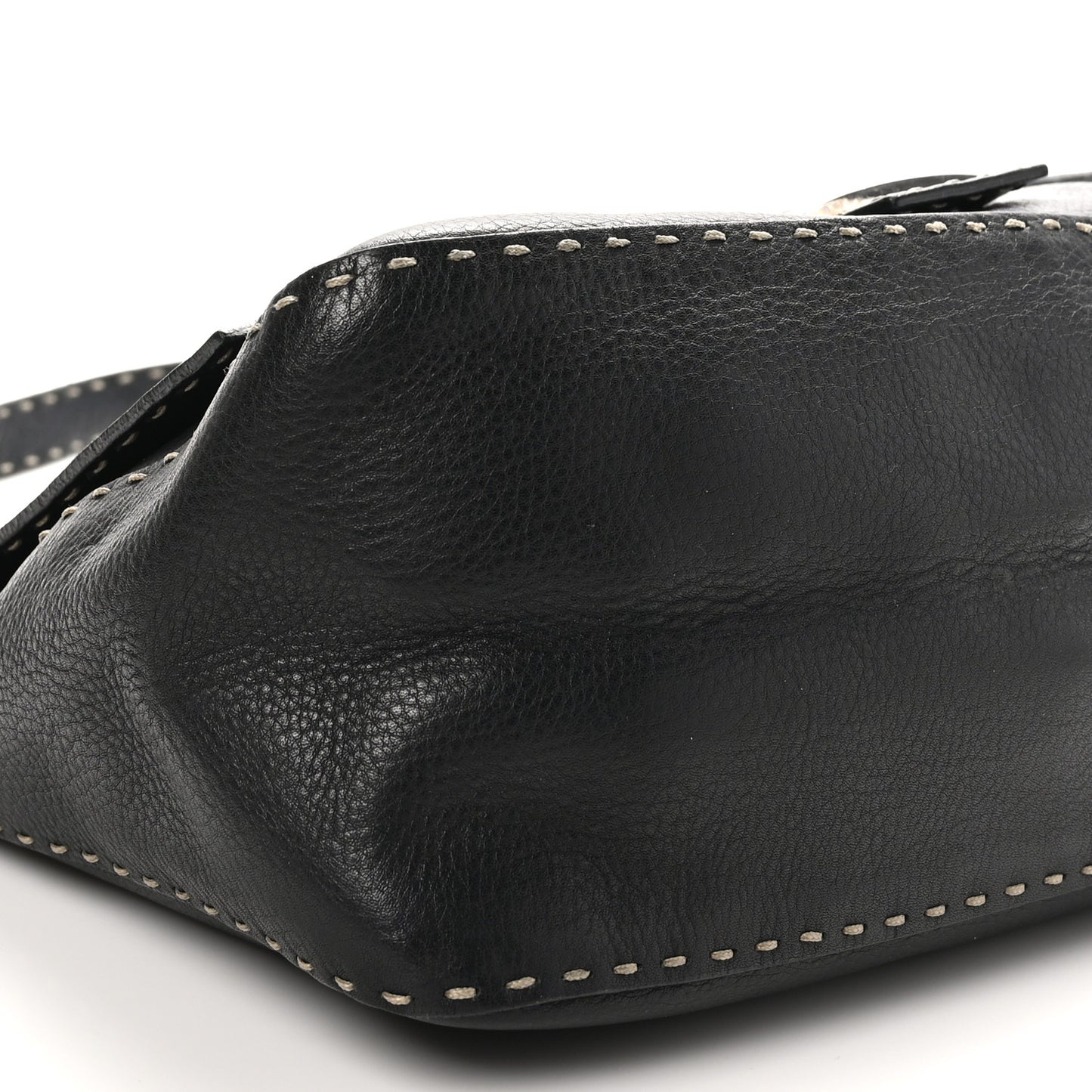 Calfskin Romano Selleria Forever Mama Baguette Black