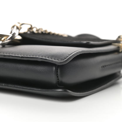 Chloe Suede Calfskin Small Faye Shoulder Bag Black 10 of 14