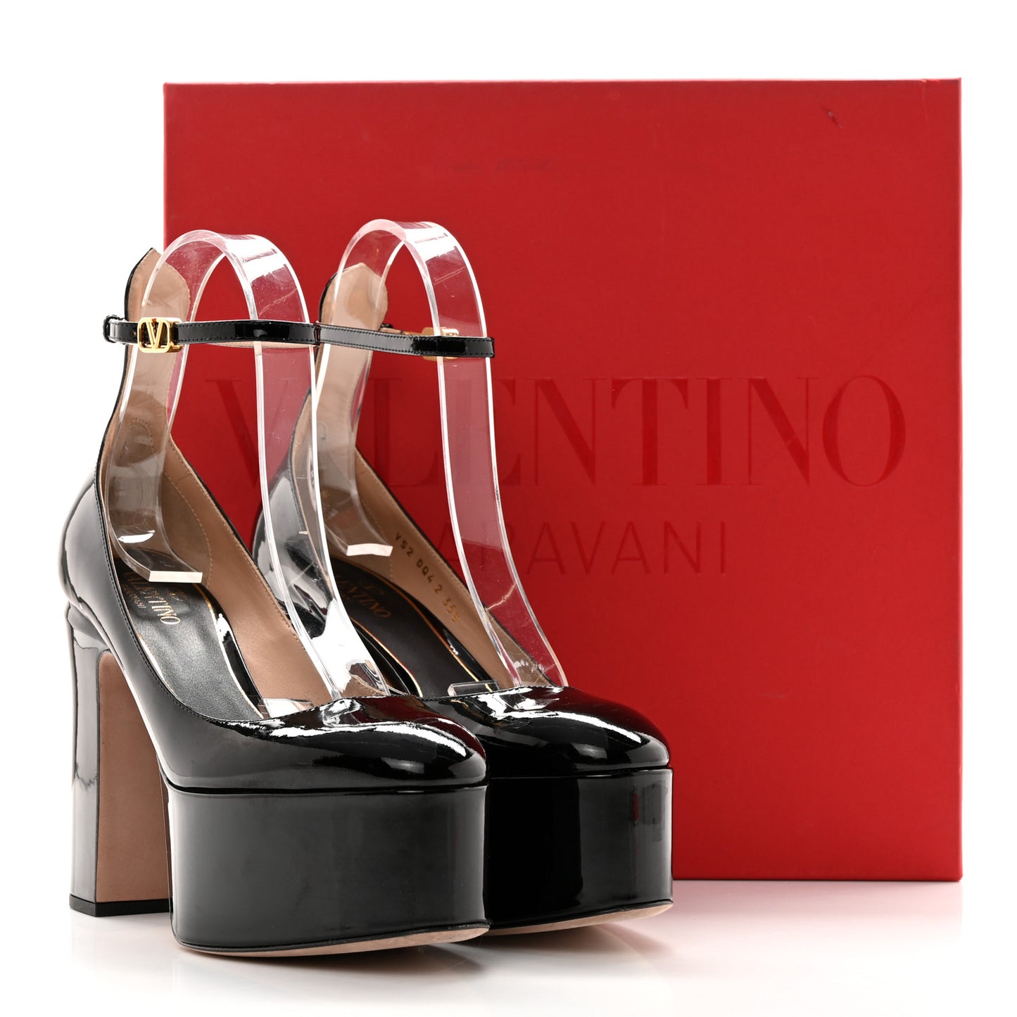 Patent Tan-Go 55/120mm Platform Pumps 35.5 Black