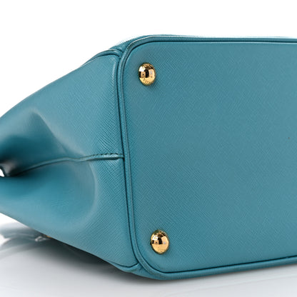 Prada Saffiano Lux Parabole Tote Turchese 9 of 13