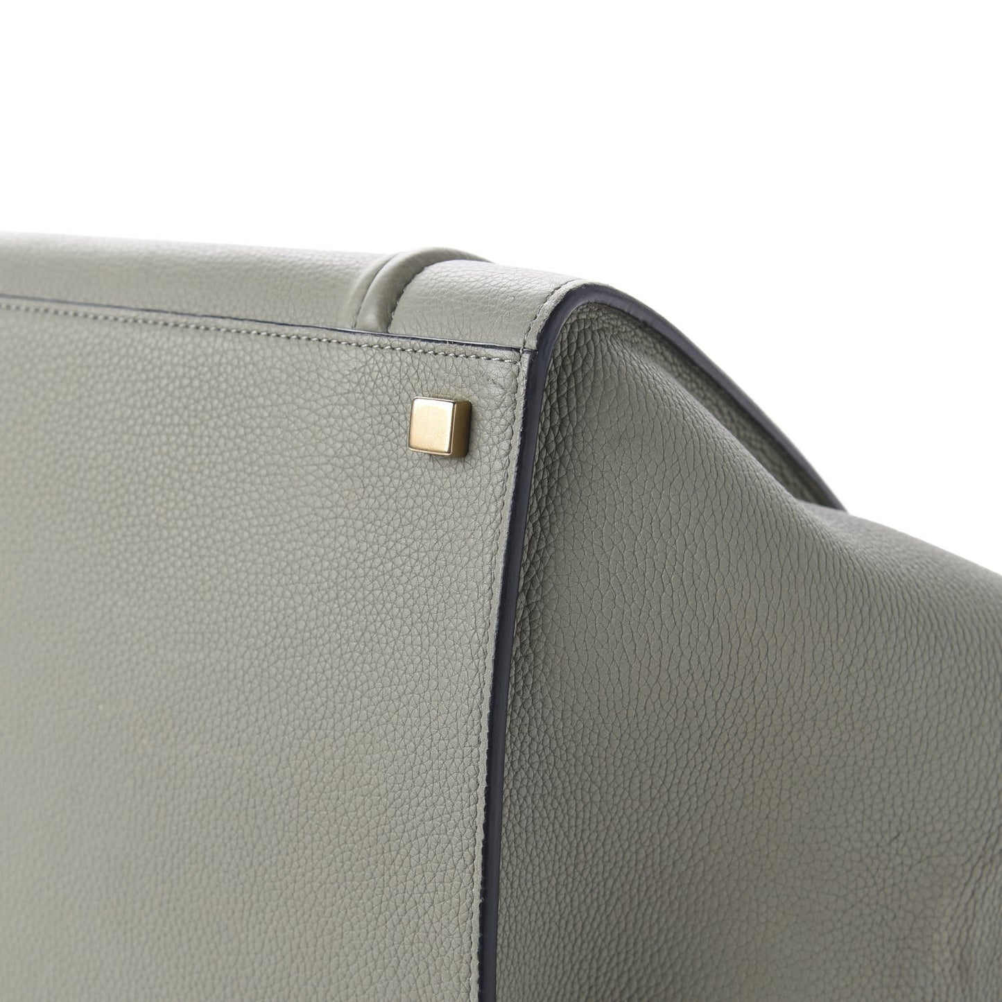Baby Grained Calfskin Medium Phantom Luggage Grey