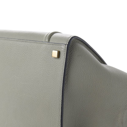 Celine Baby Grained Calfskin Medium Phantom Luggage Grey 10 of 12