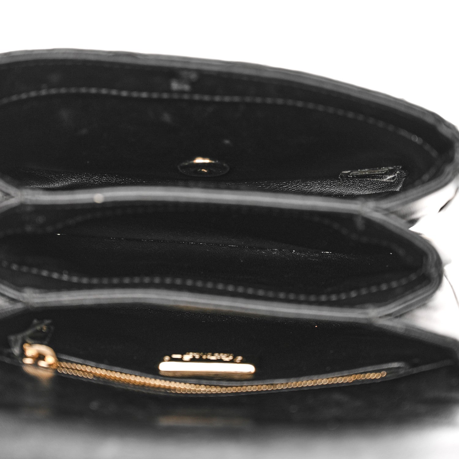 Chanel Snakeskin Quilted Mini Citizen Chic Flap Black 5 of 12