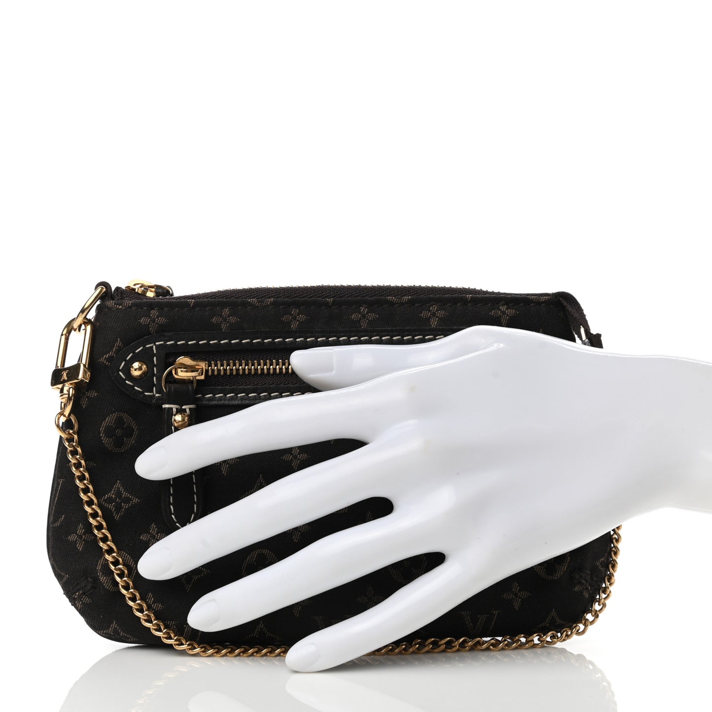 Monogram Idylle Mini Pochette Accessories Fusain