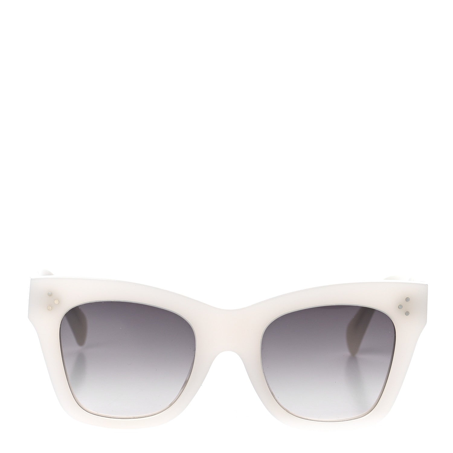 Celine Acetate Cat Eye Sunglasses CL4004IN White 4 of 7