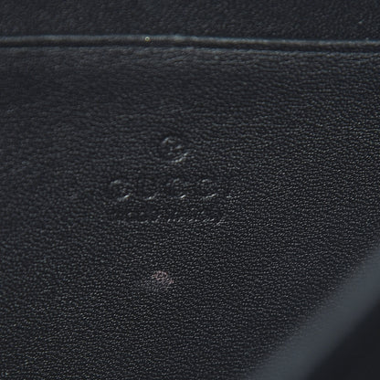 Gucci Velvet Matelasse GG Marmont Chain Wallet Black 7 of 13