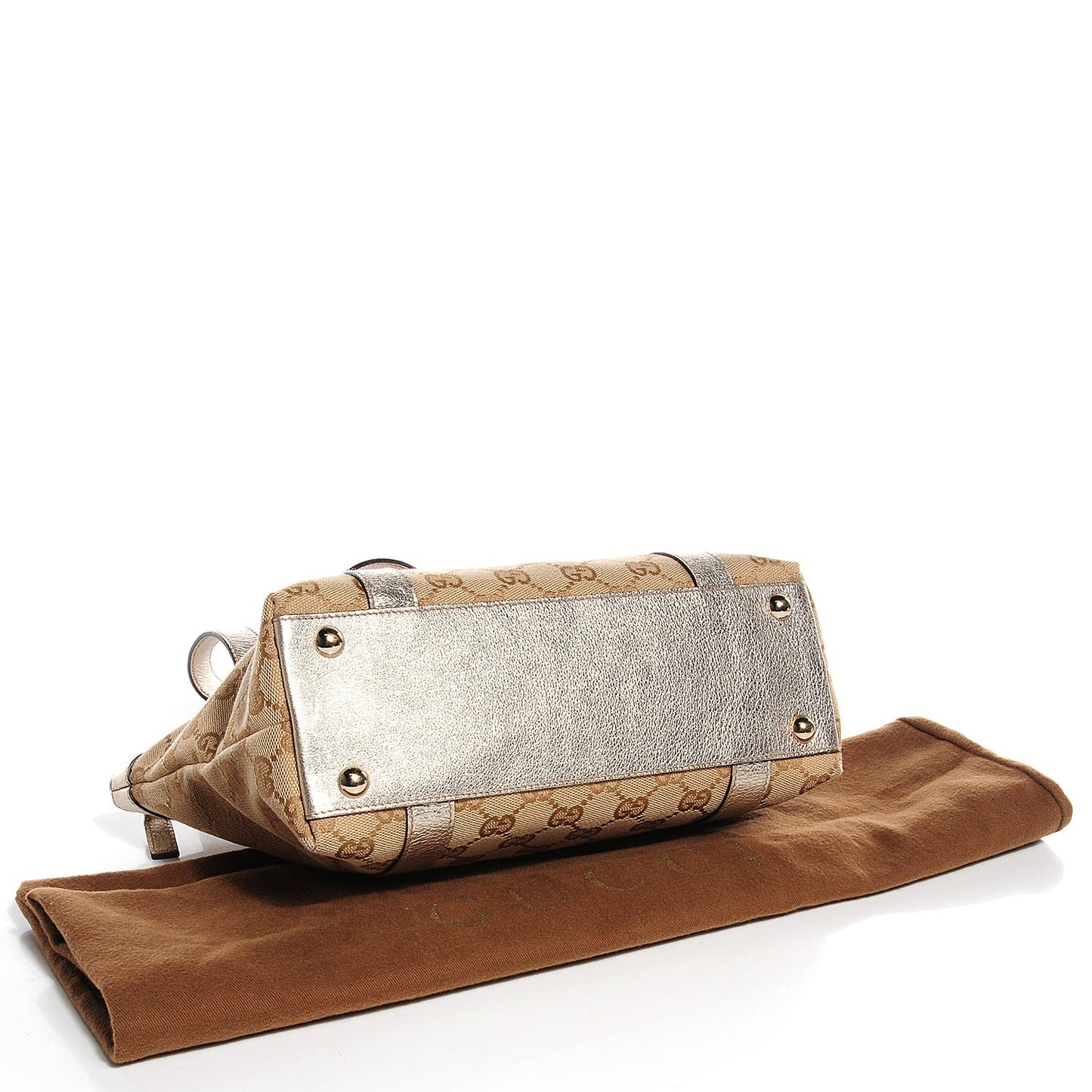 Monogram Small Abbey Tote Platinum